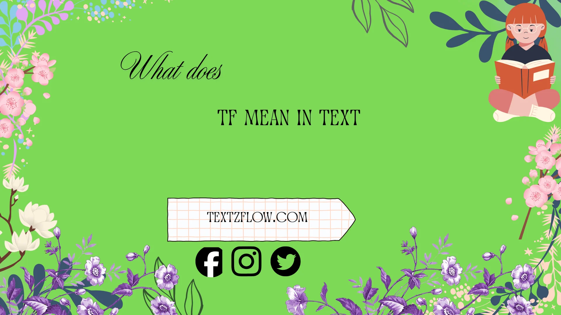 what does tf mean in text