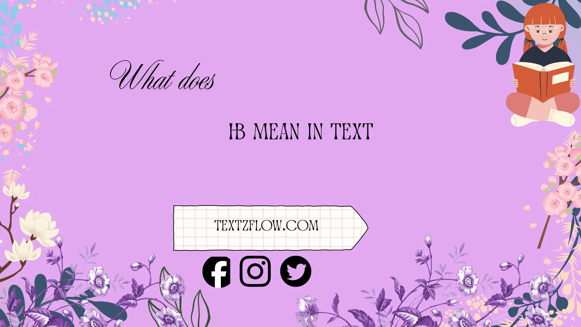 what does hb mean in text