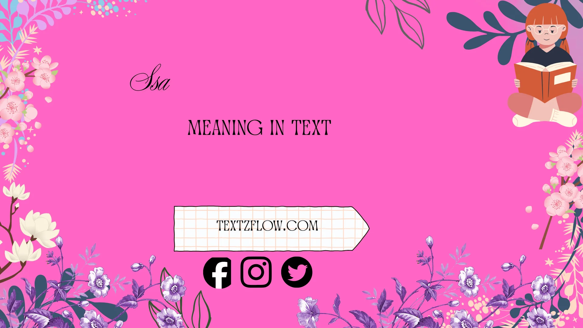 ssa meaning in text