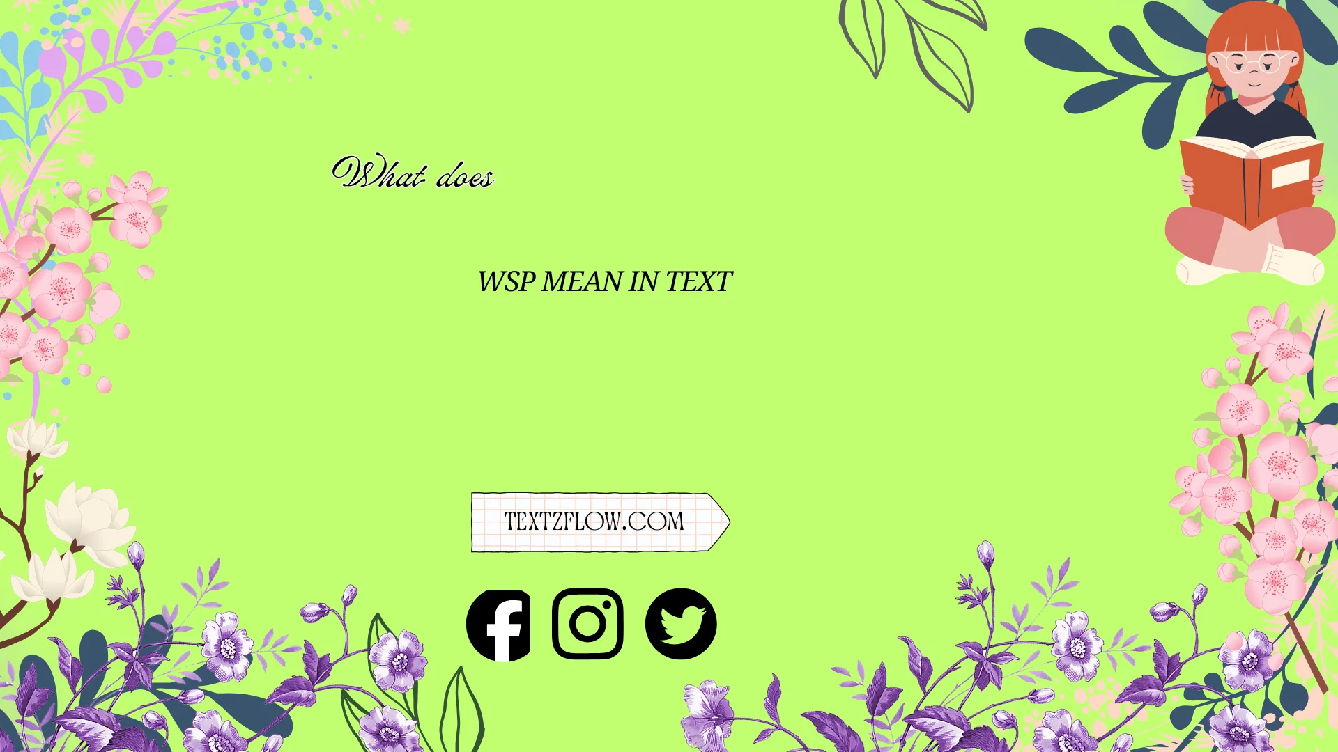 what does wsp mean in text