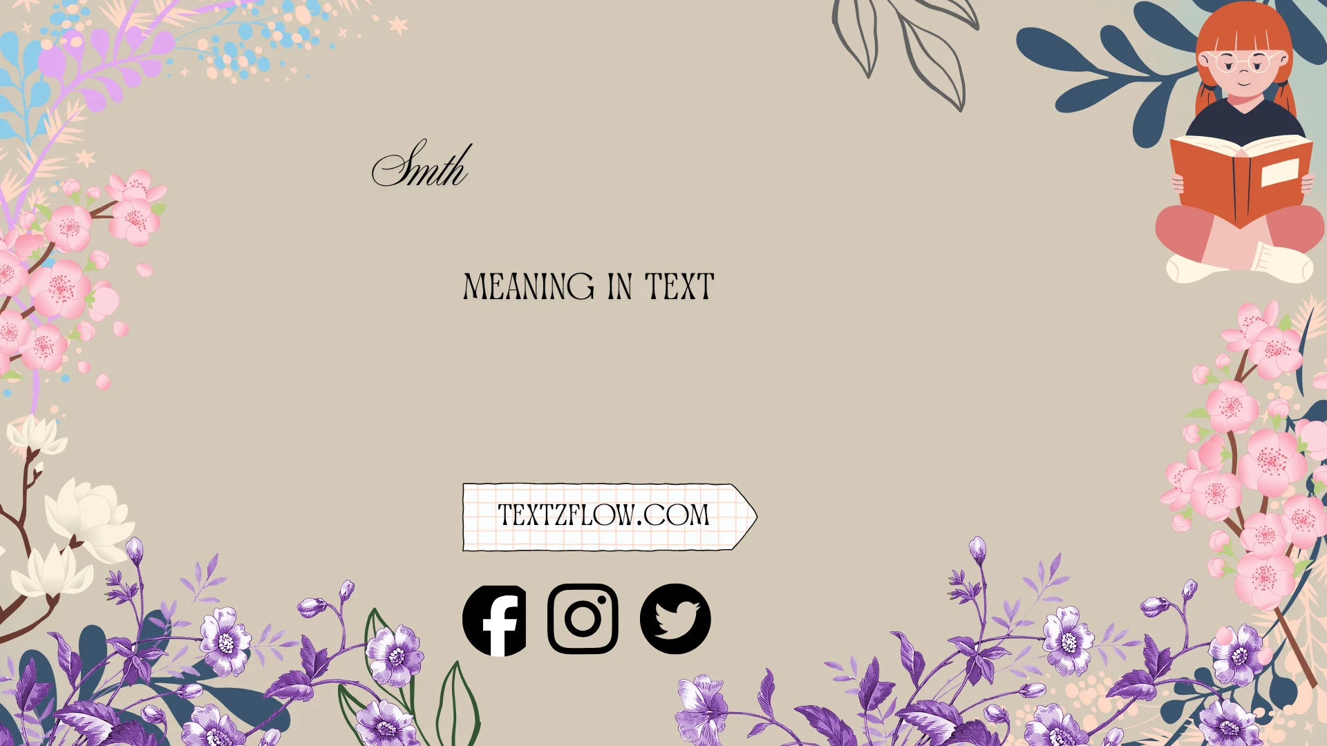 smth meaning in text