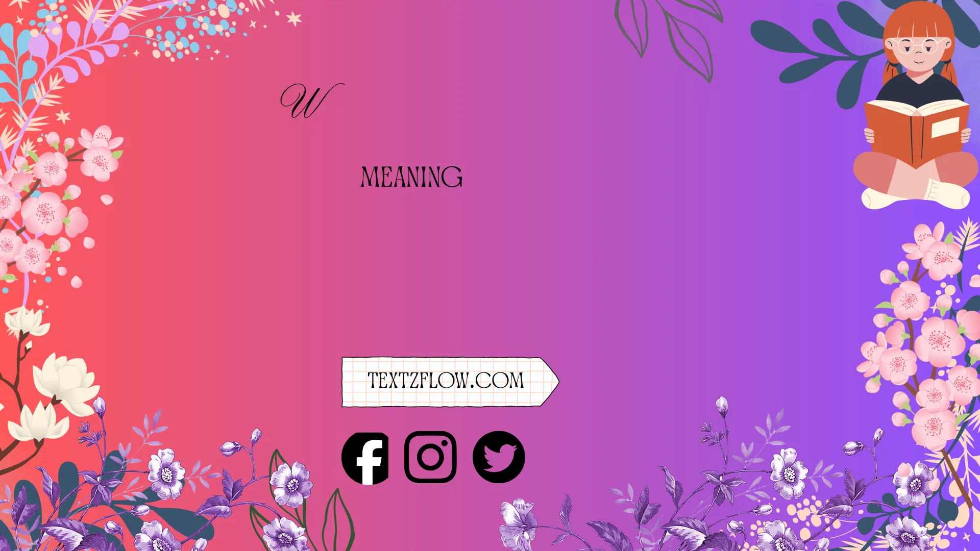 w/ meaning