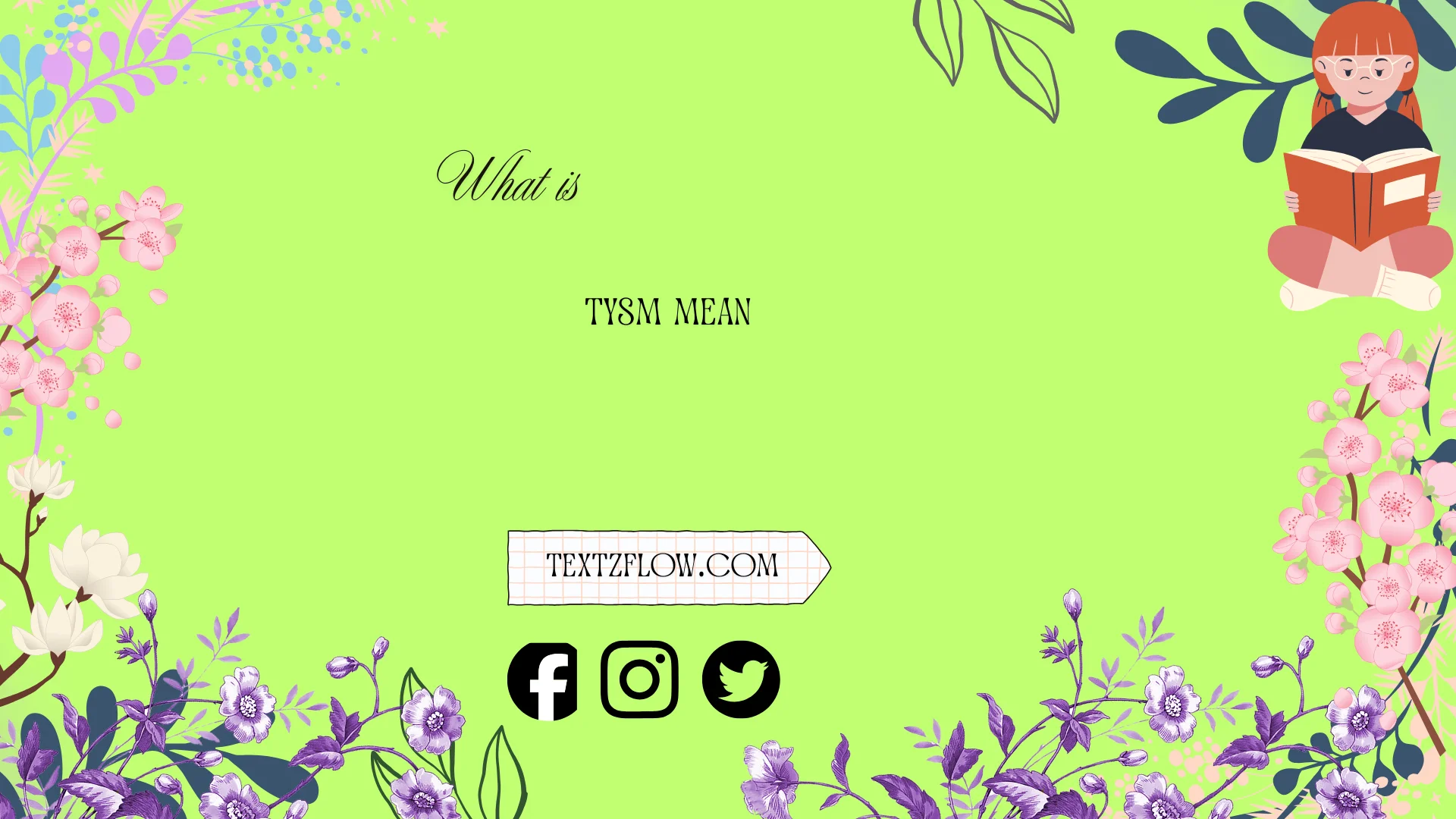 what is tysm mean