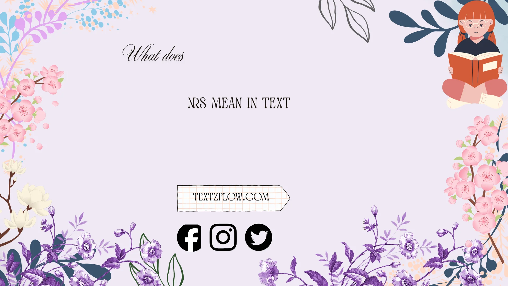 "what does nrs mean in text"