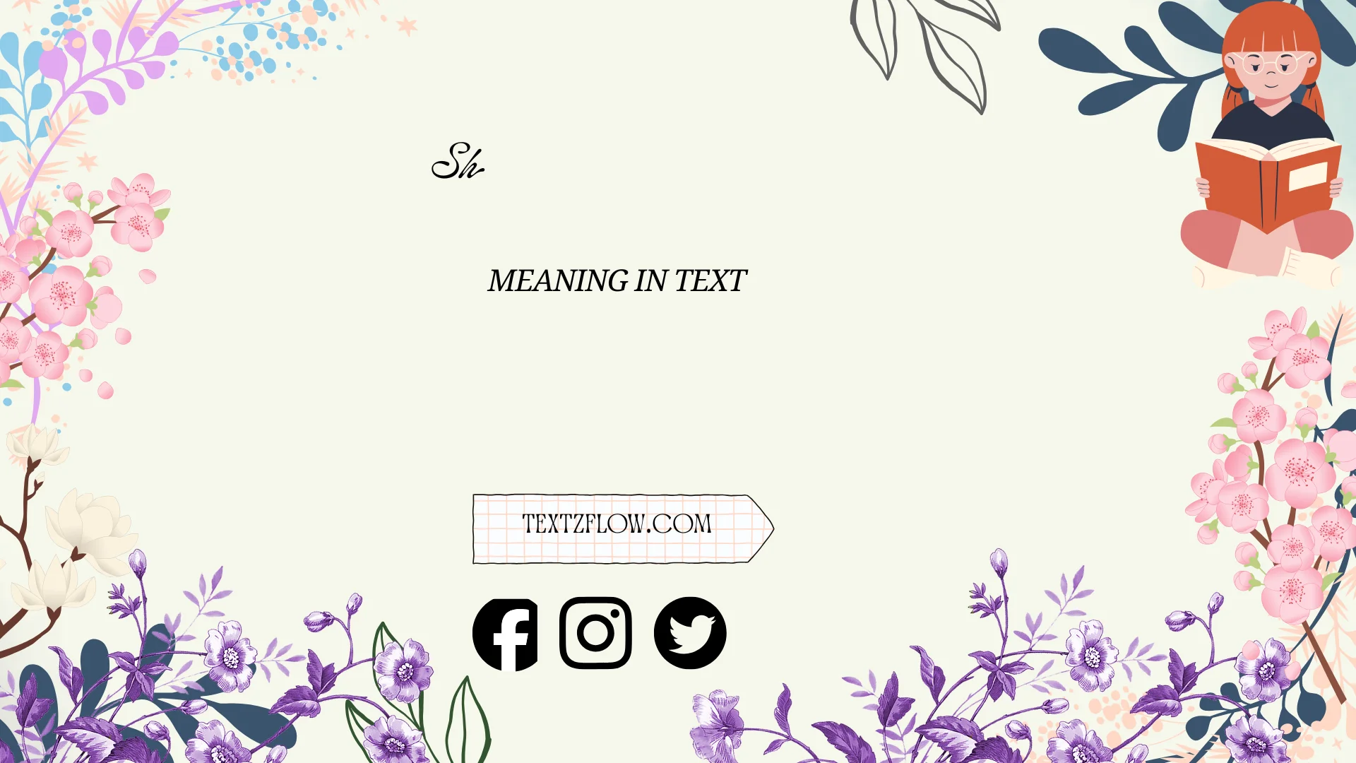sh meaning in text