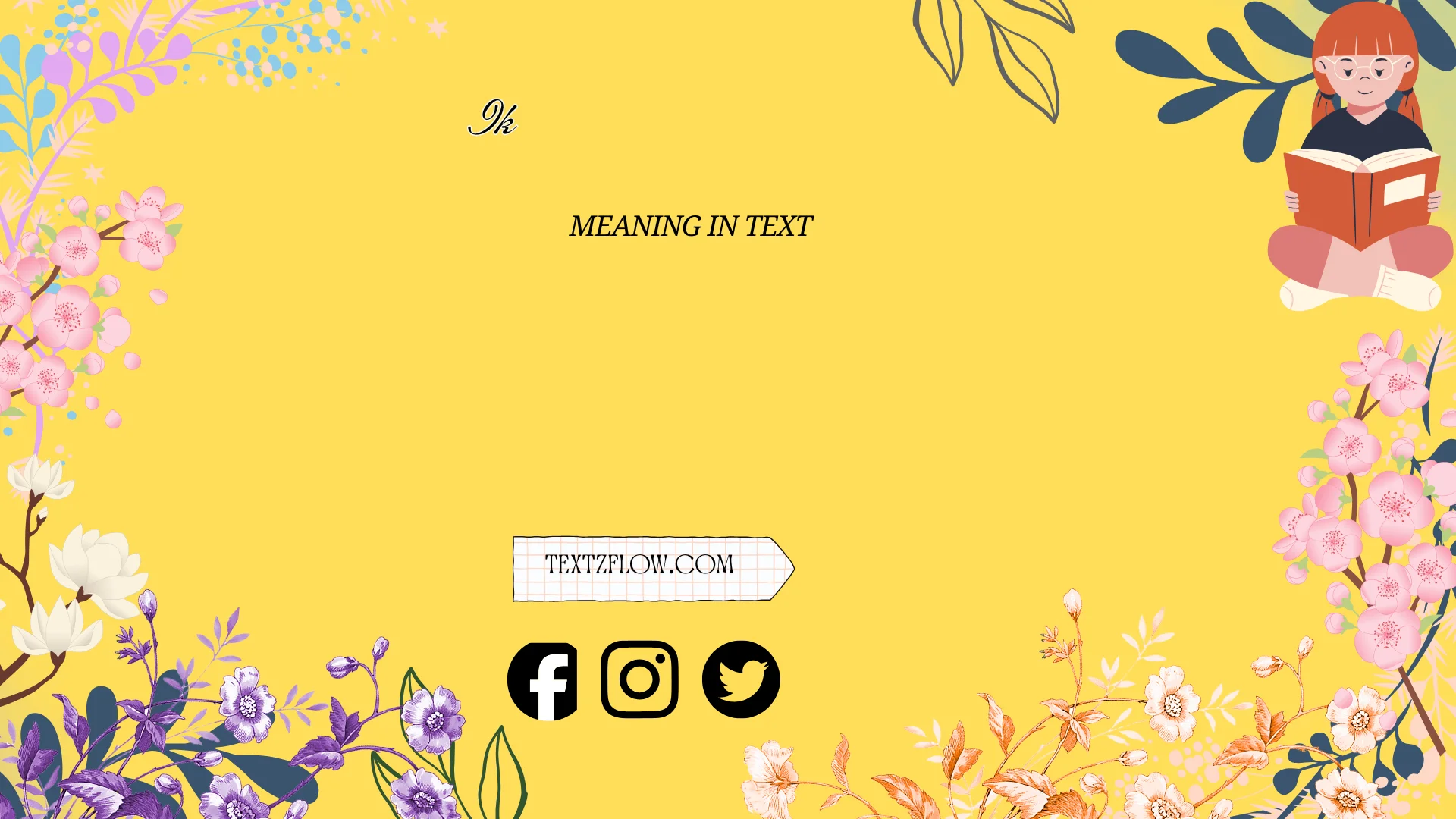 ik meaning in text