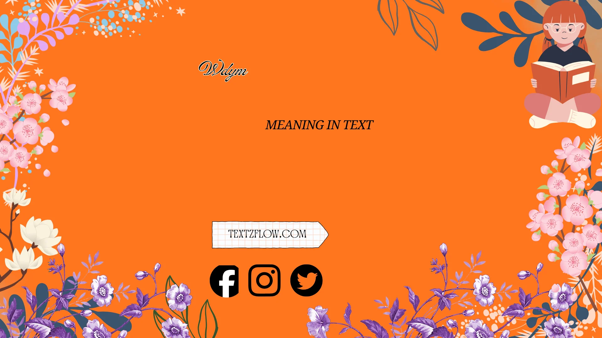 wdym meaning in text