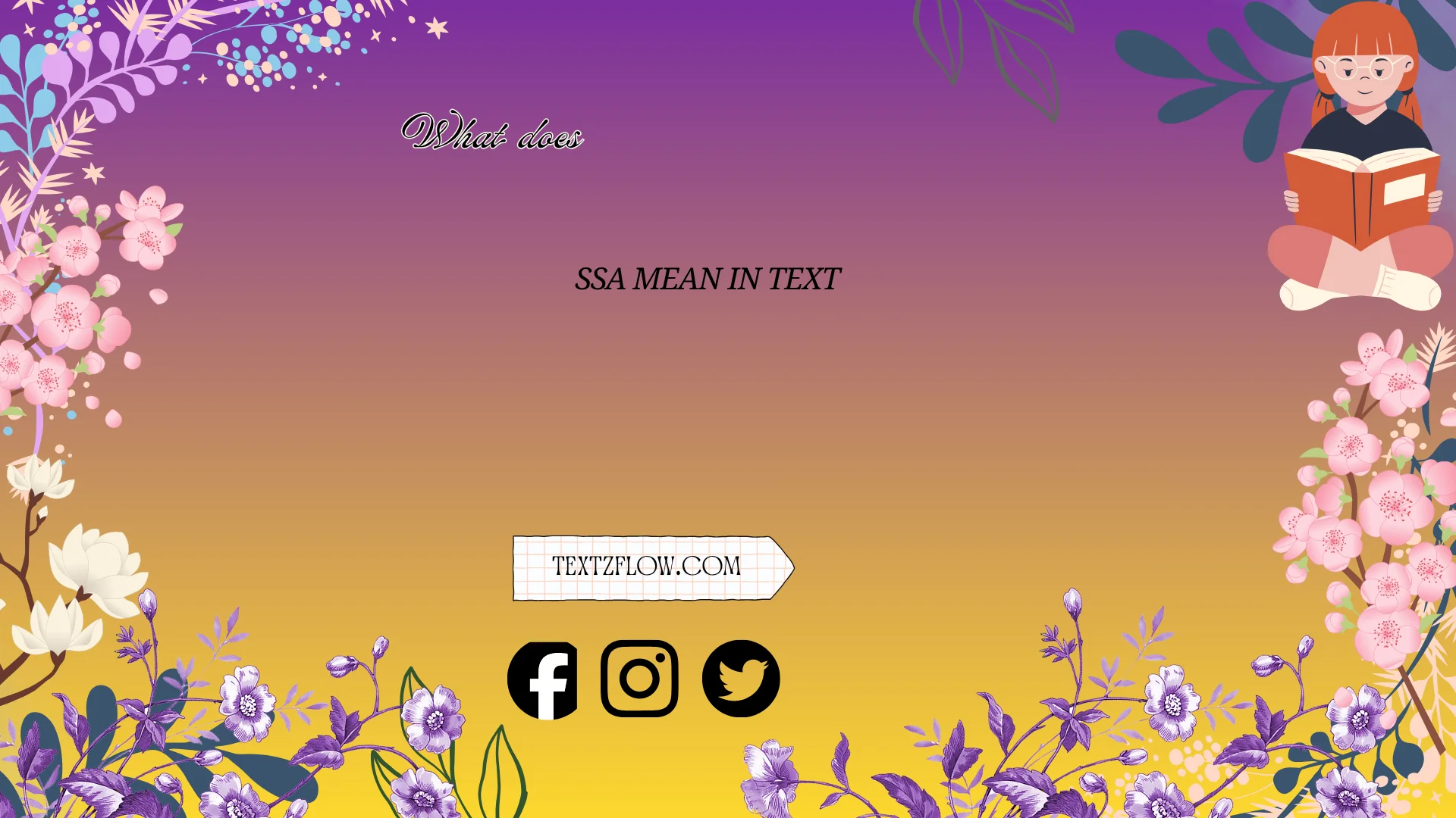 what does ssa mean in slang