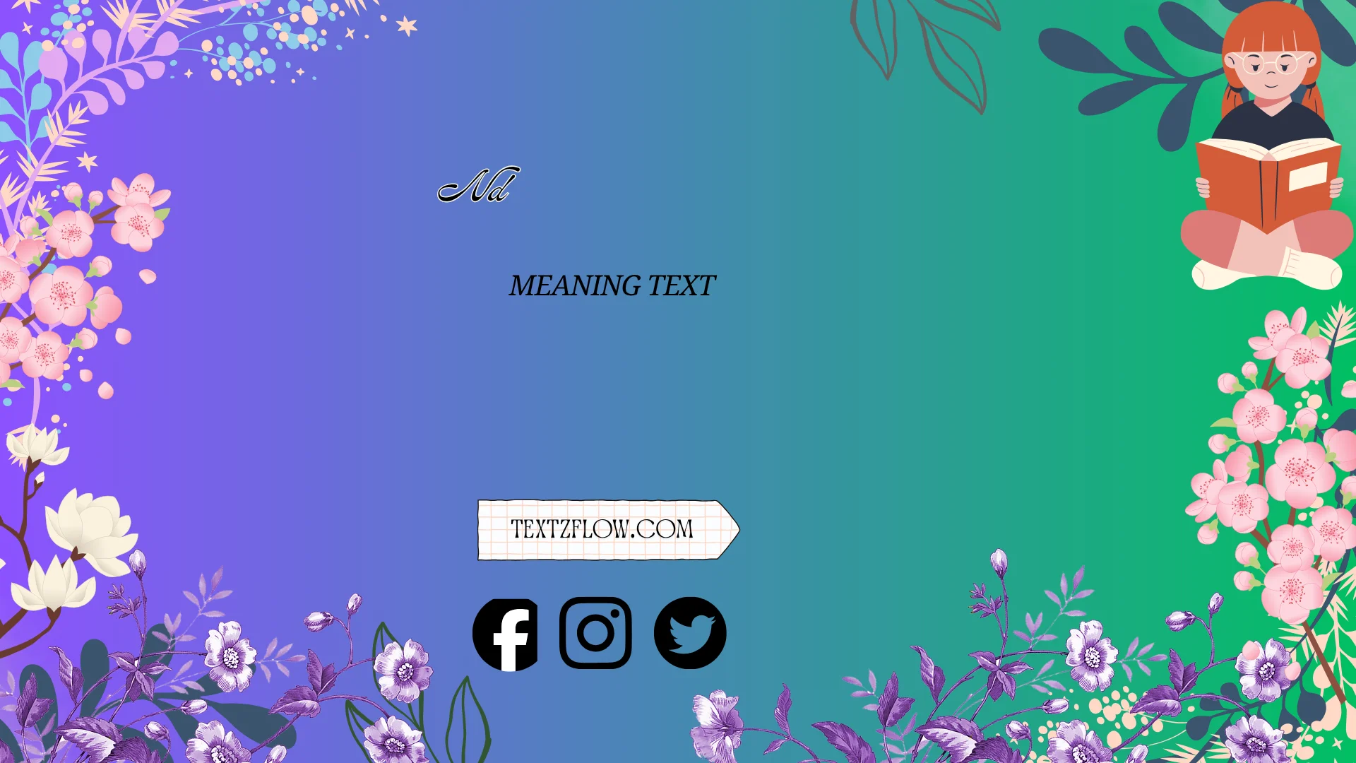 nd meaning in text
