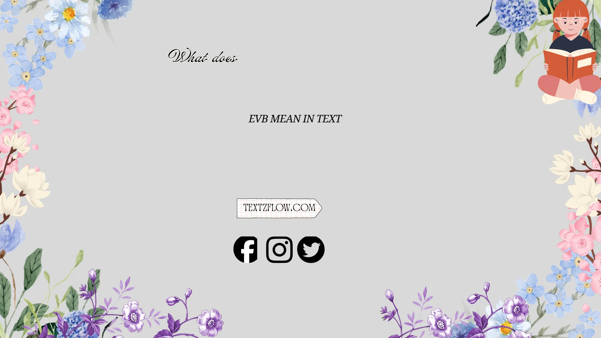what does evb mean in text