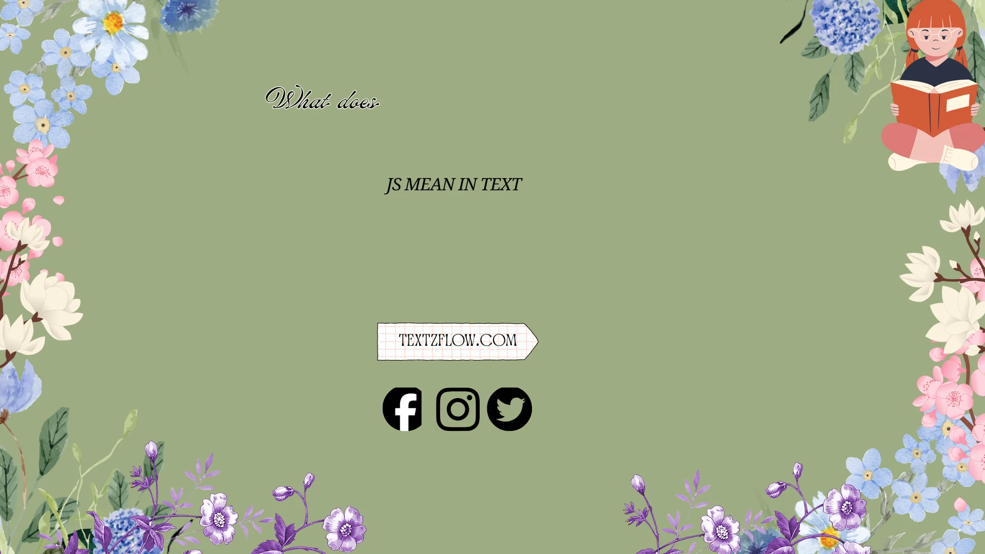 what does js mean in text