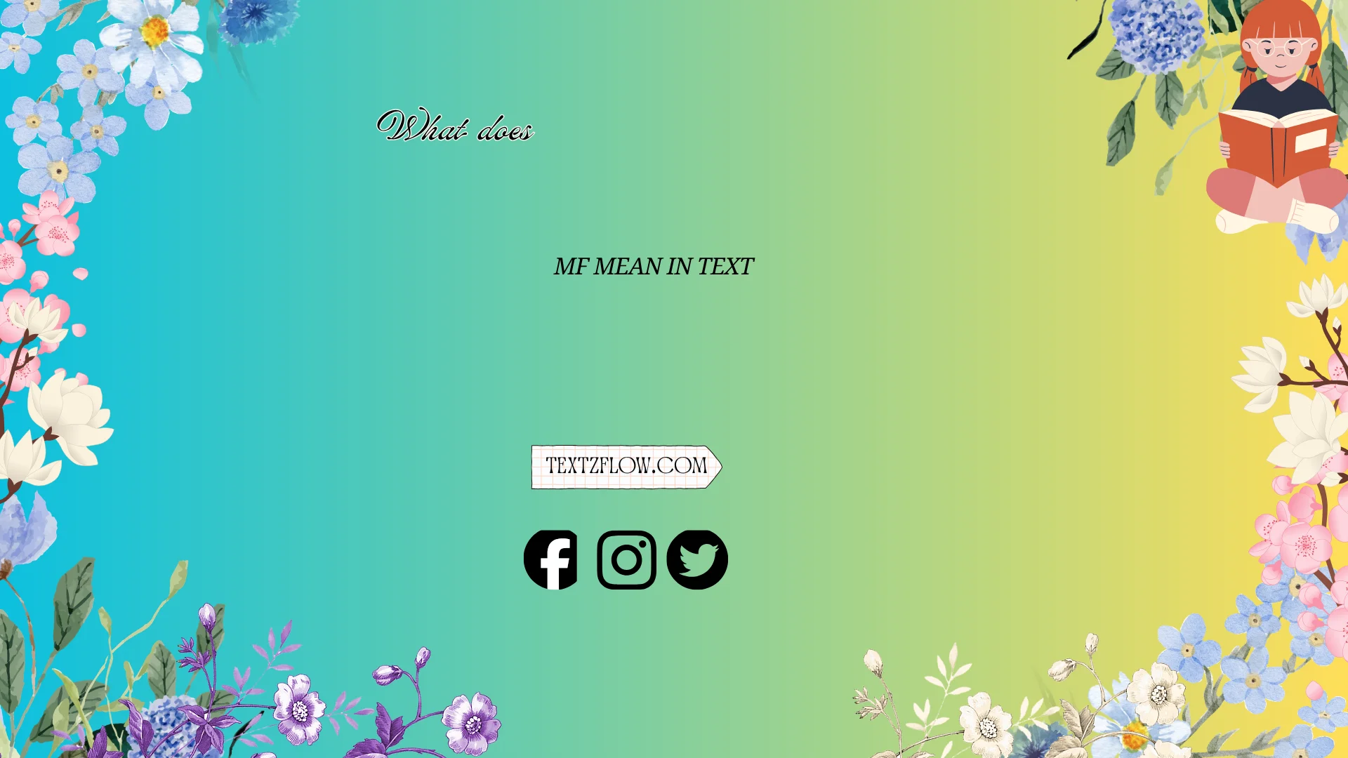 what does mf mean in text