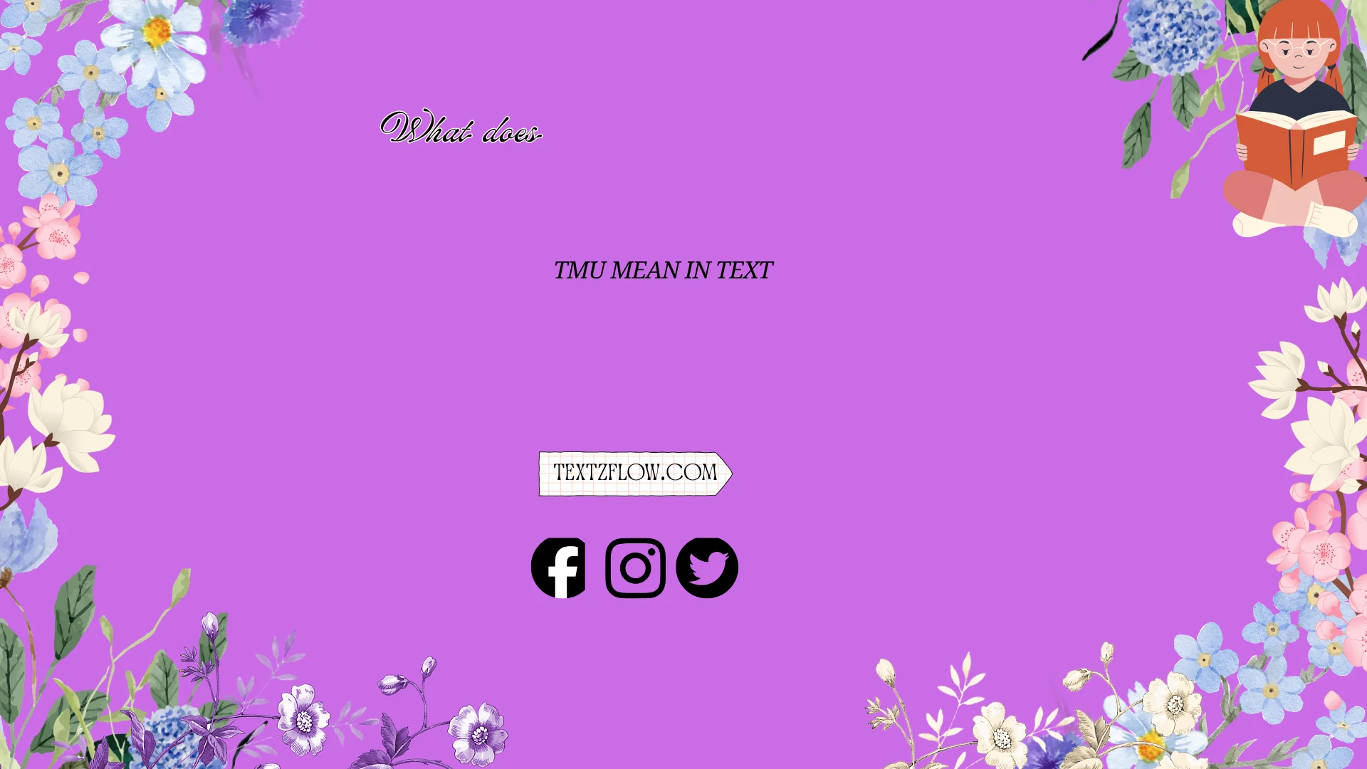 "what does tmu mean in text"