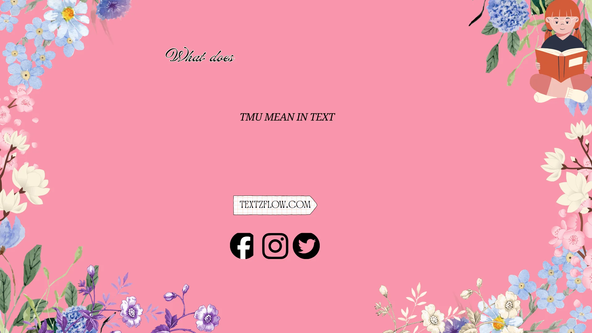 what does tmu mean in text