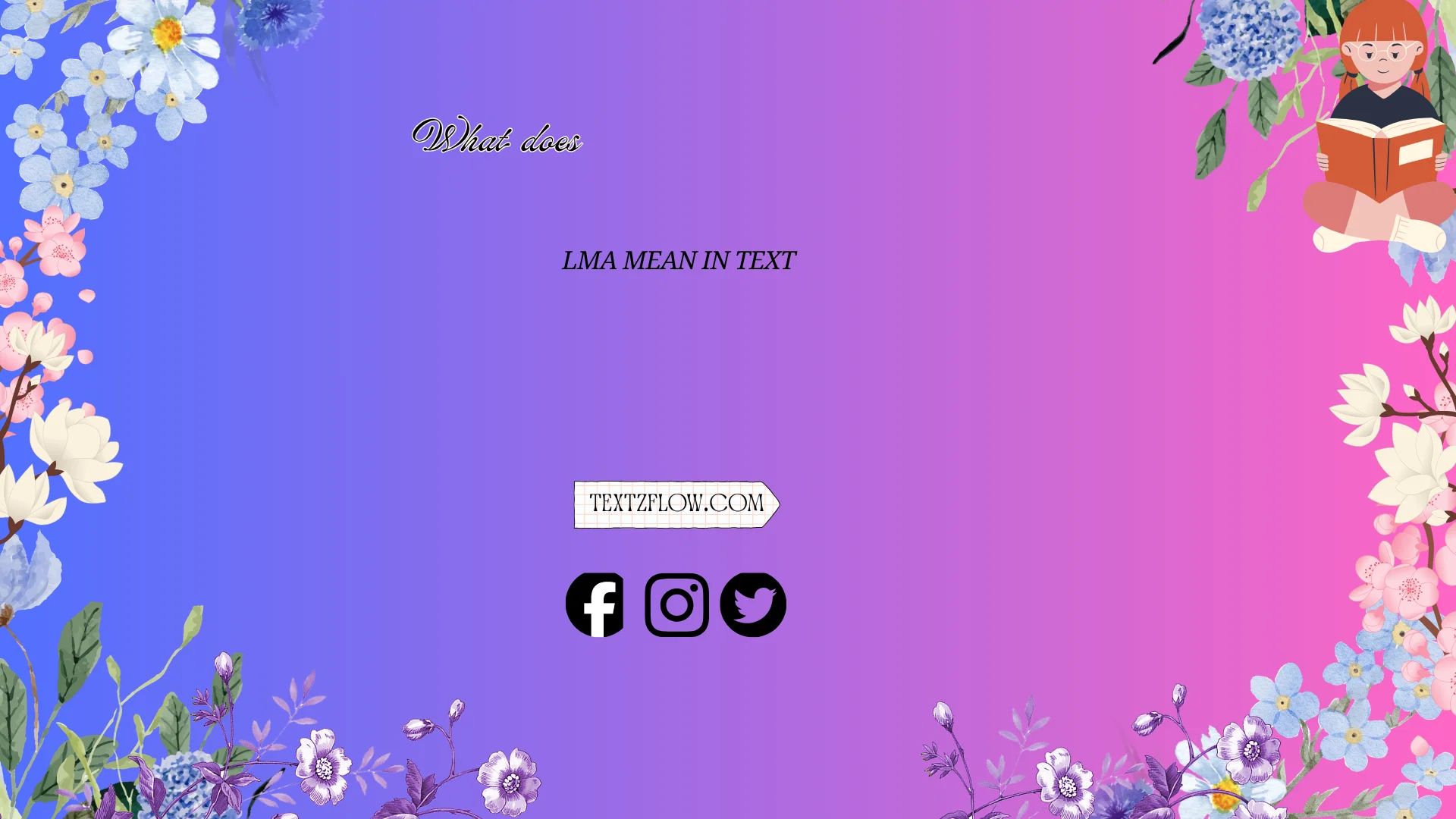 what does lma mean in text