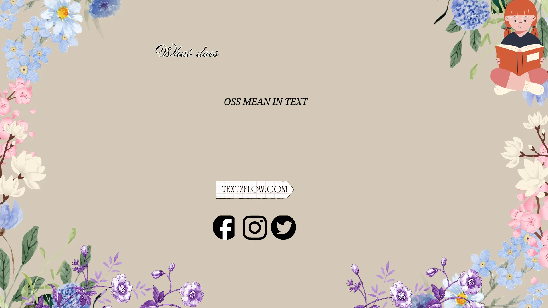 "what does oss mean in text"