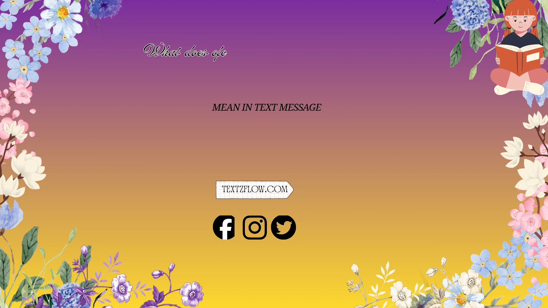 what does ofc mean in text