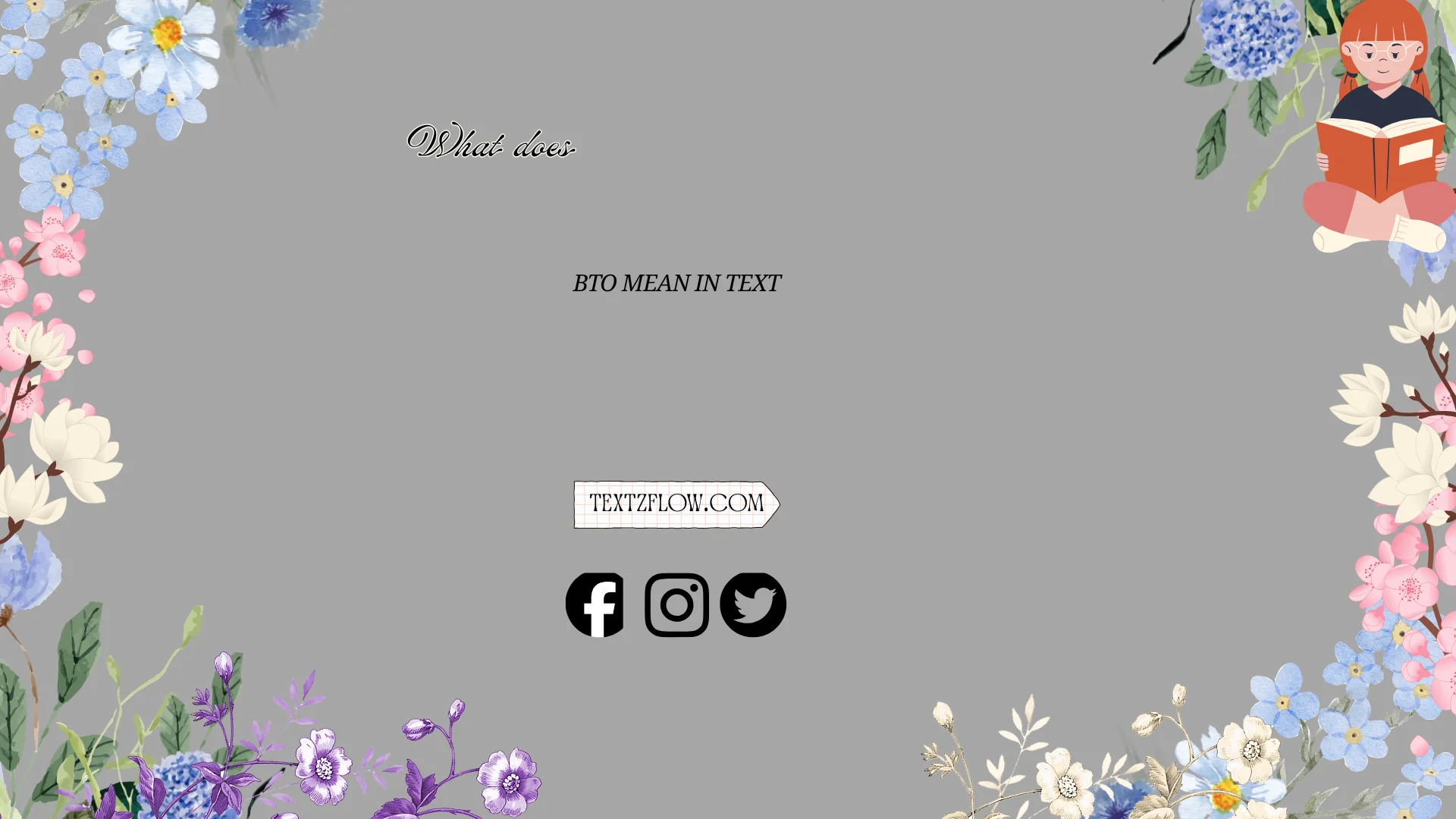 what does bto mean in text