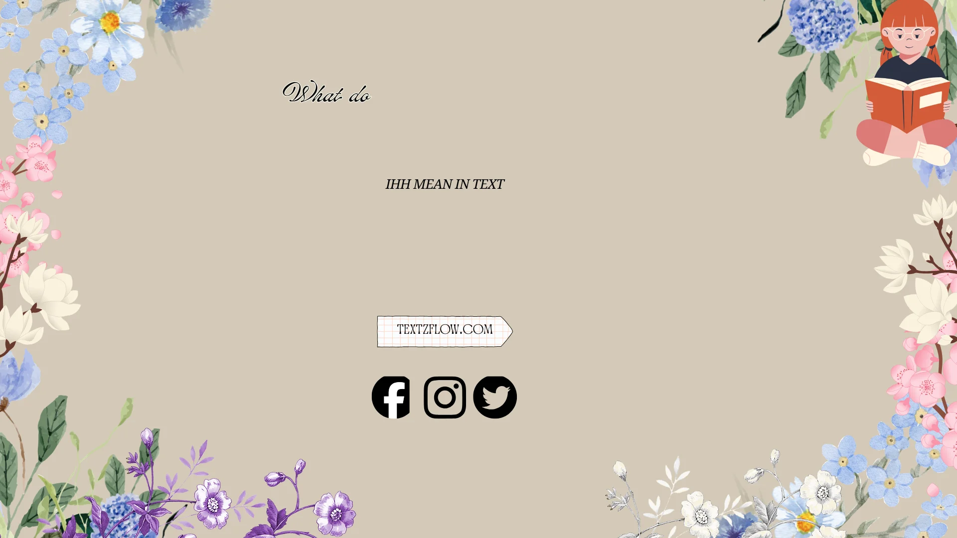 what does ihh mean in text