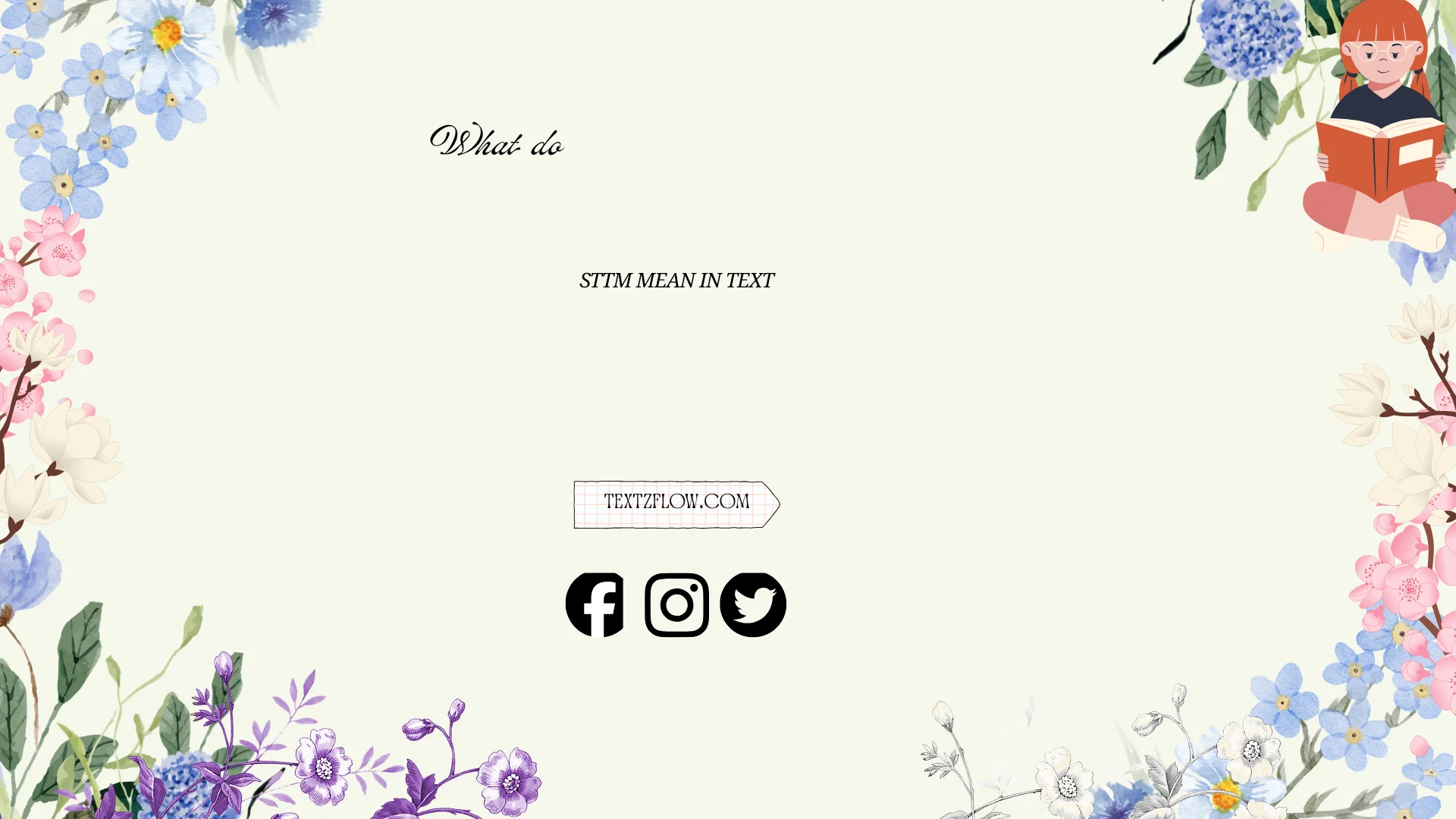 what does sttm mean in text