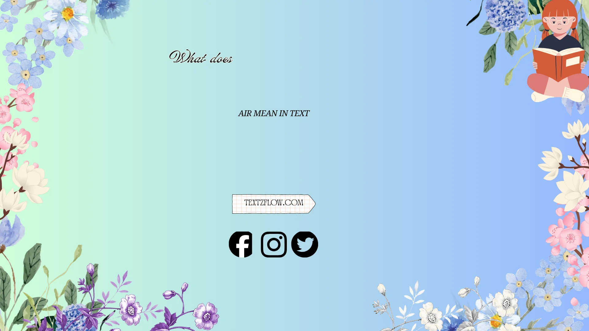 what does air mean in text