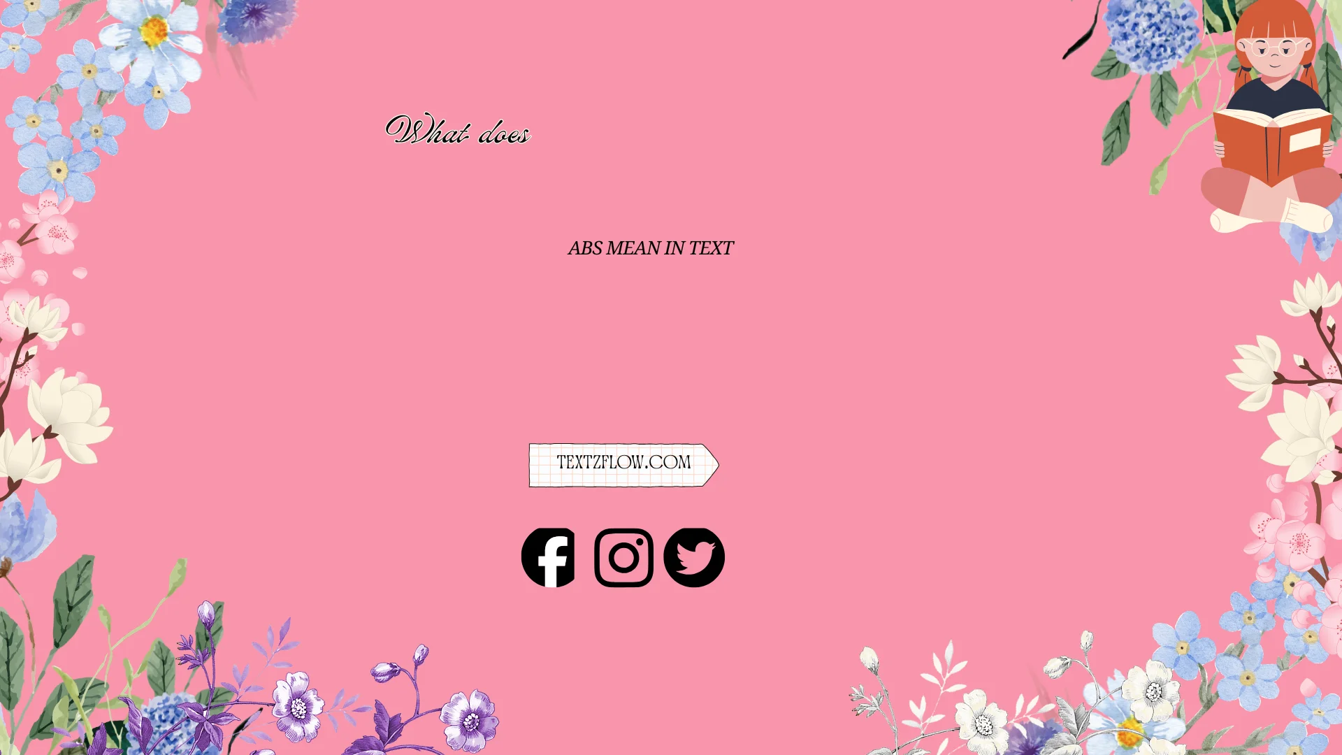 what does abs mean in text