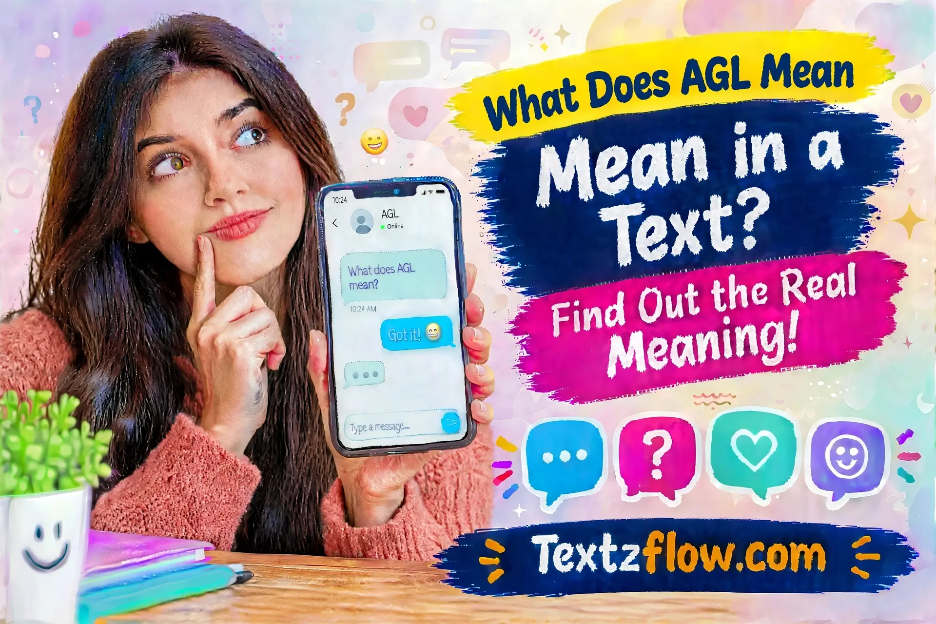 what does agl mean in text
