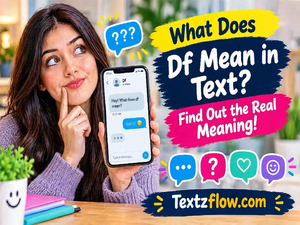 what does df mean in text