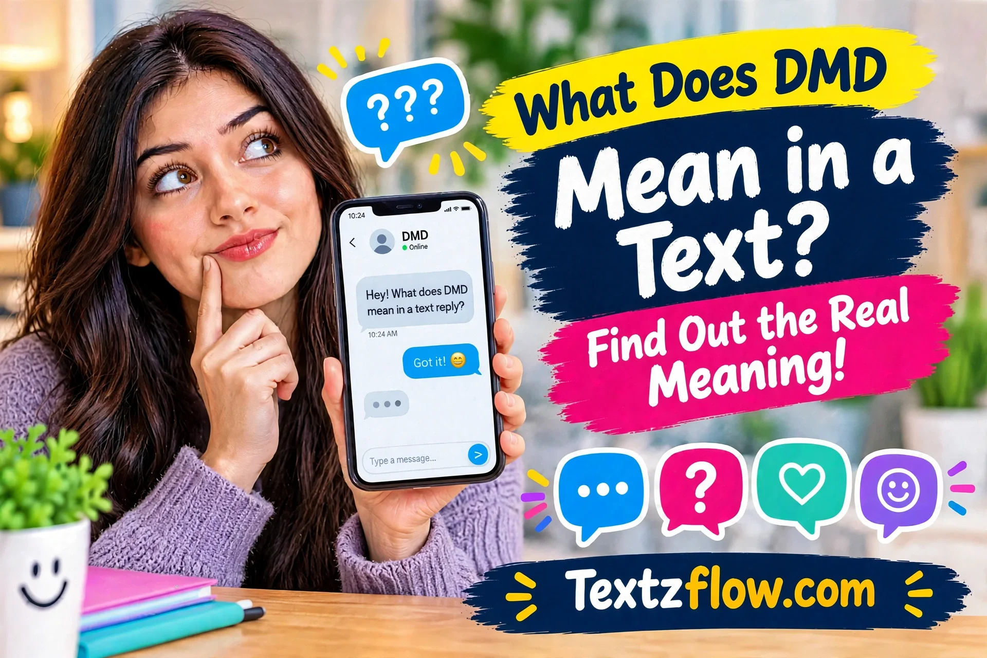 what does dmd mean in text