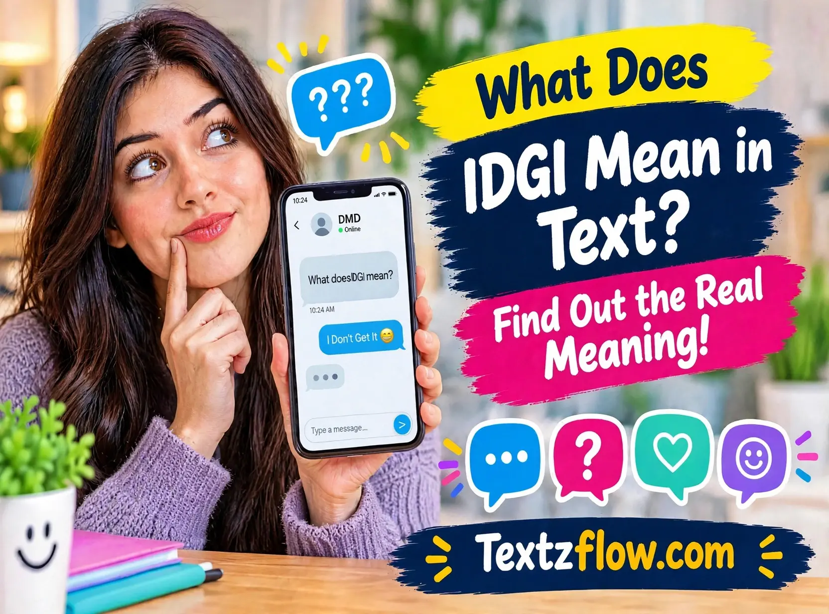what does idgi mean in text