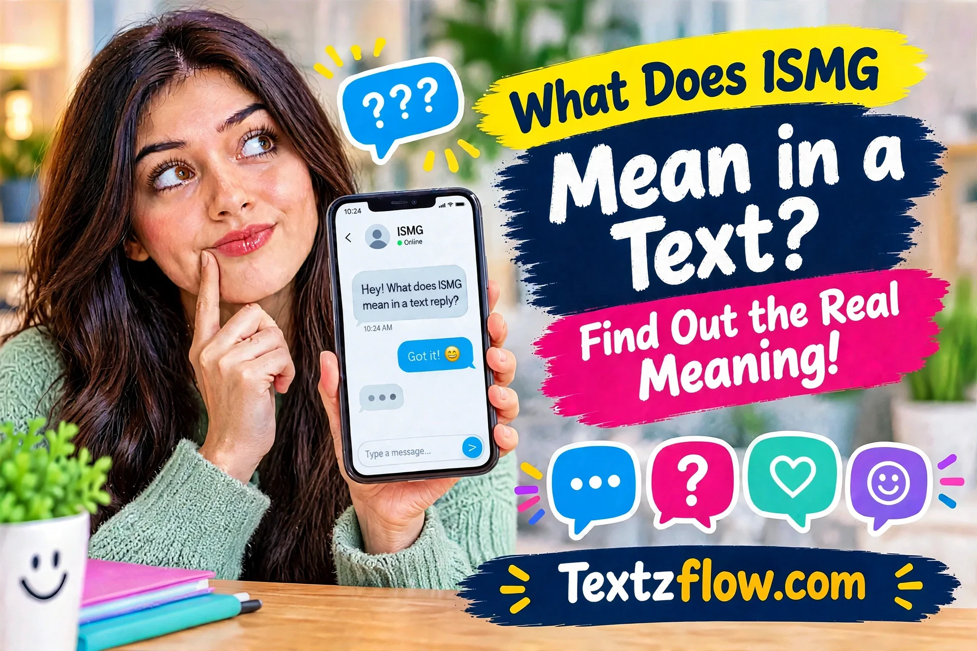 what does ismg mean in text