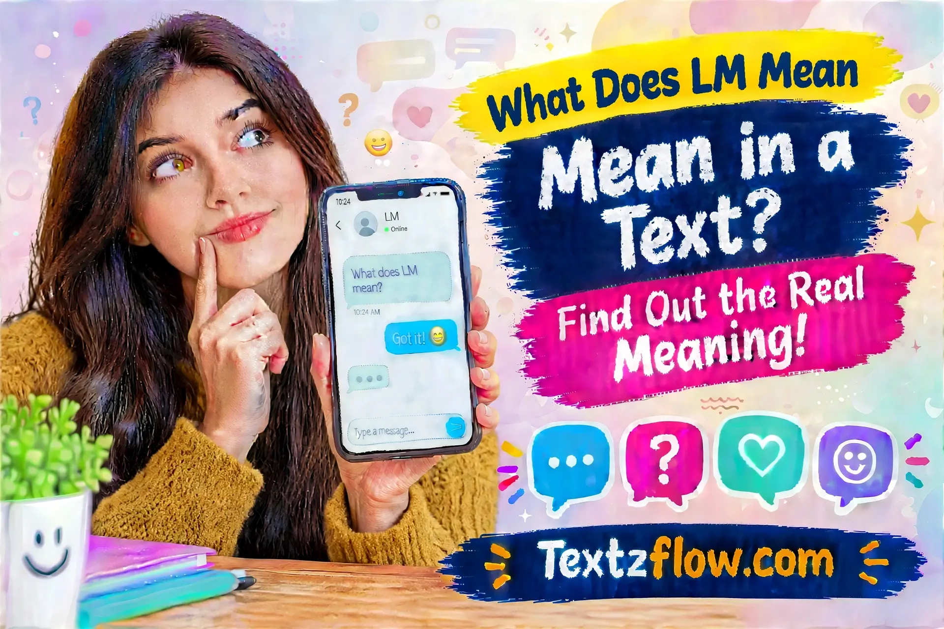 what does lm mean in text