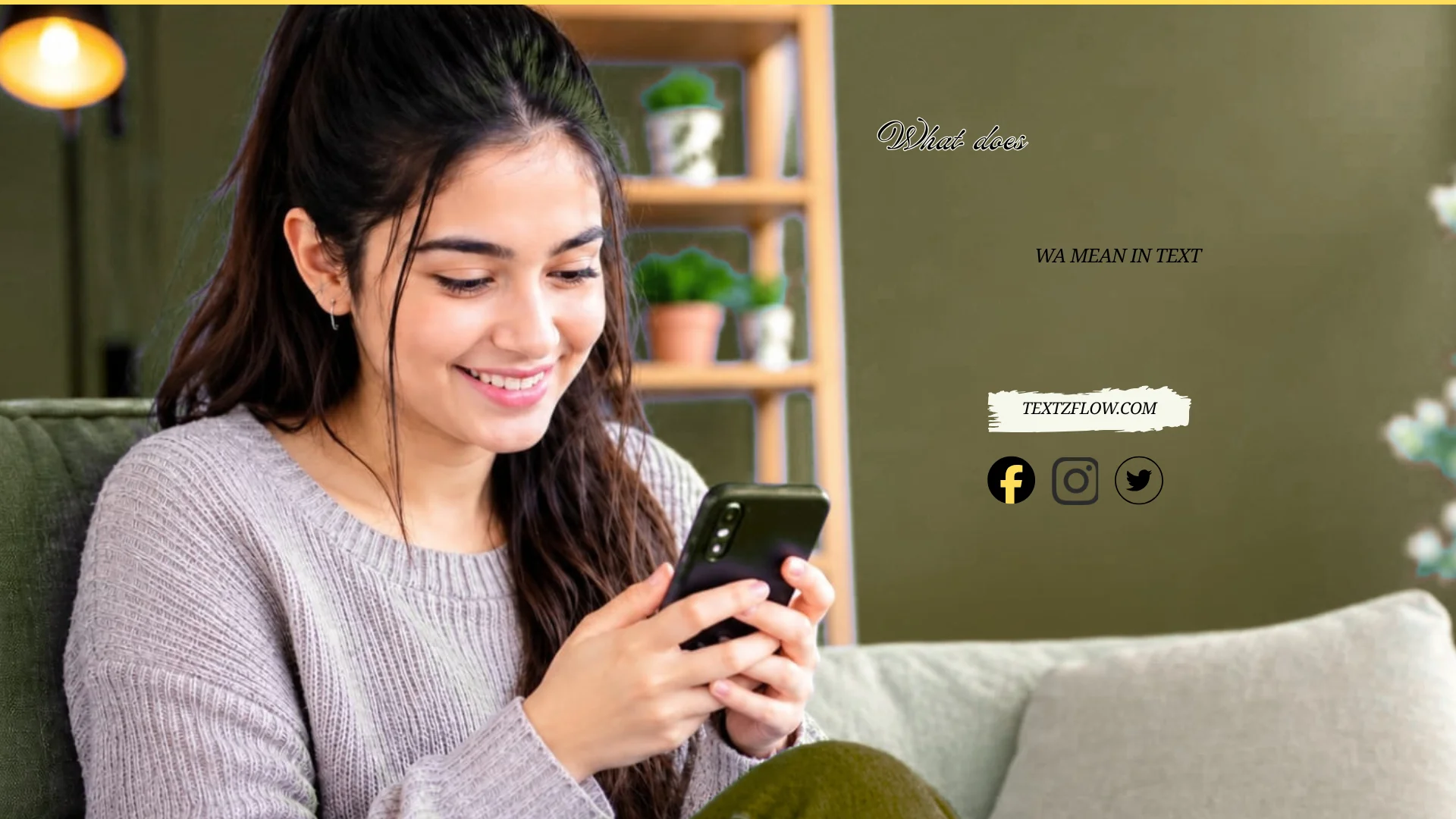 what does wa mean in text