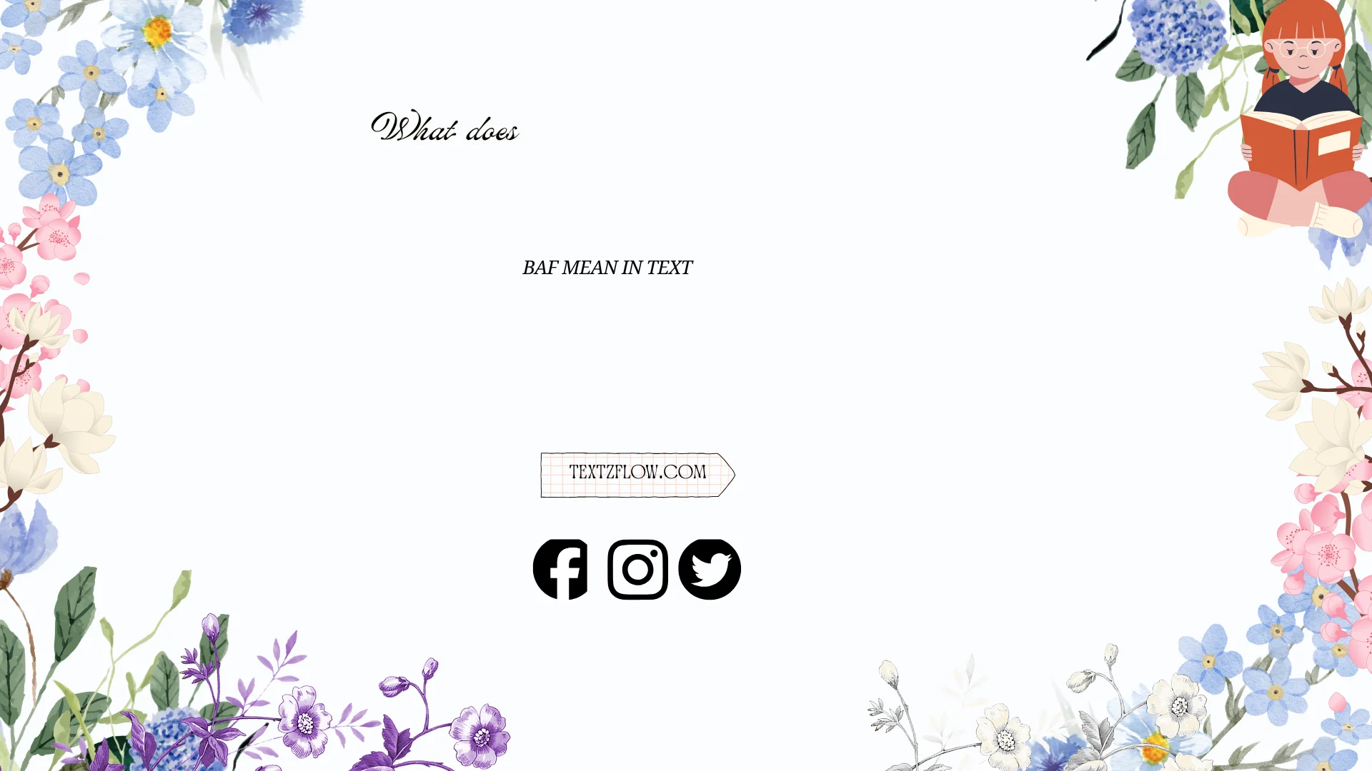 what does baf mean in text
